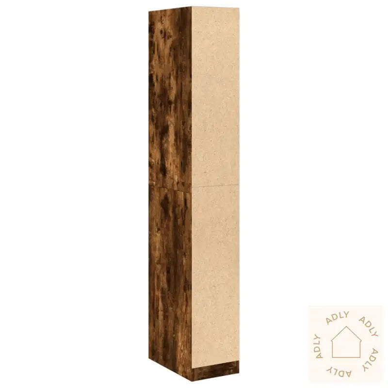 Garderobe Røkt Eik 30X50X200 Cm Konstruert Tre