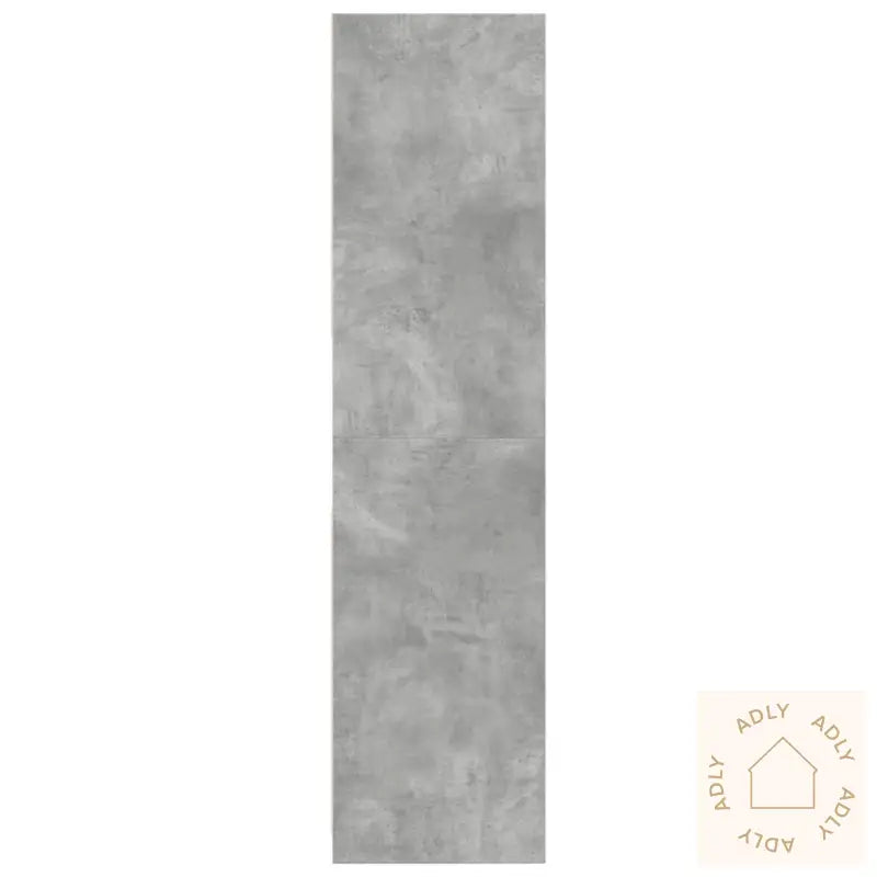 Garderobe Betonggrå 80X50X200 Cm Konstruert Tre