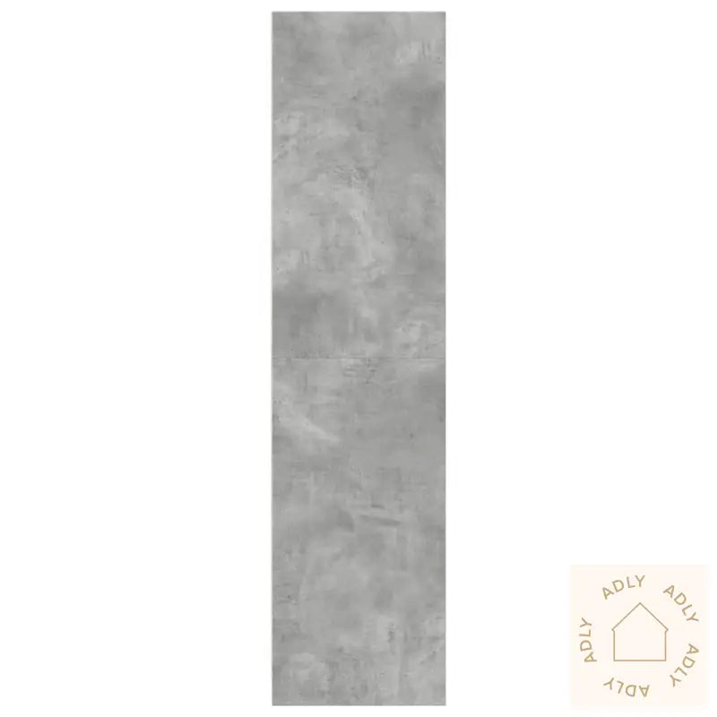 Garderobe Betonggrå 30X50X200 Cm Konstruert Tre