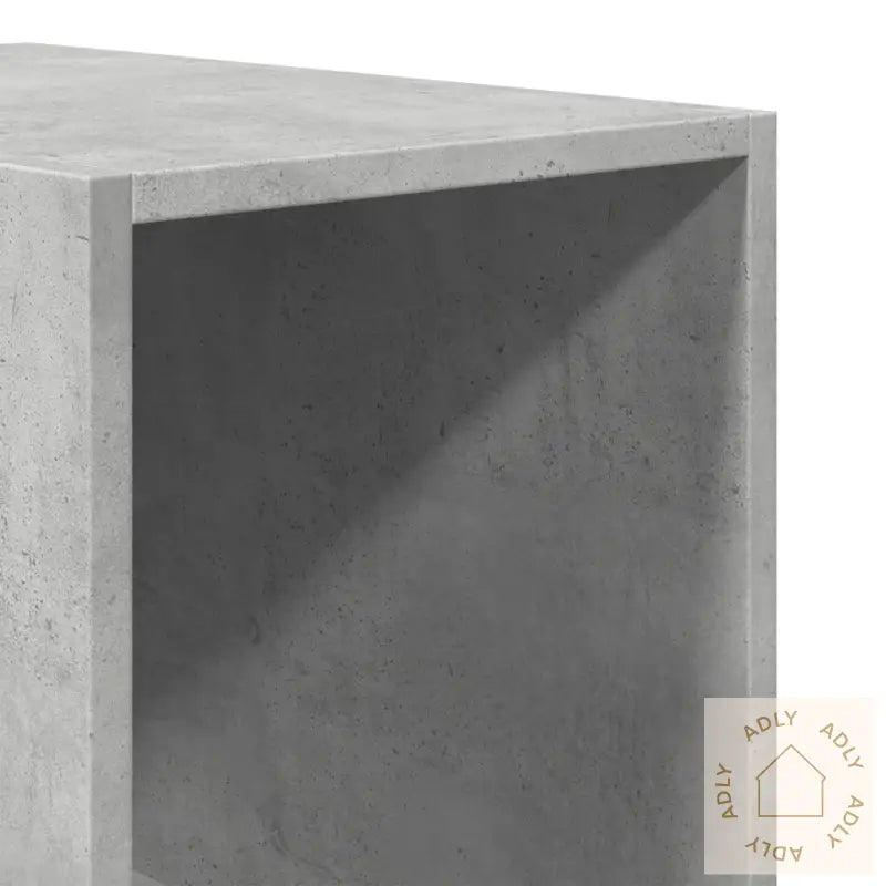 Garderobe Betonggrå 30X50X200 Cm Konstruert Tre