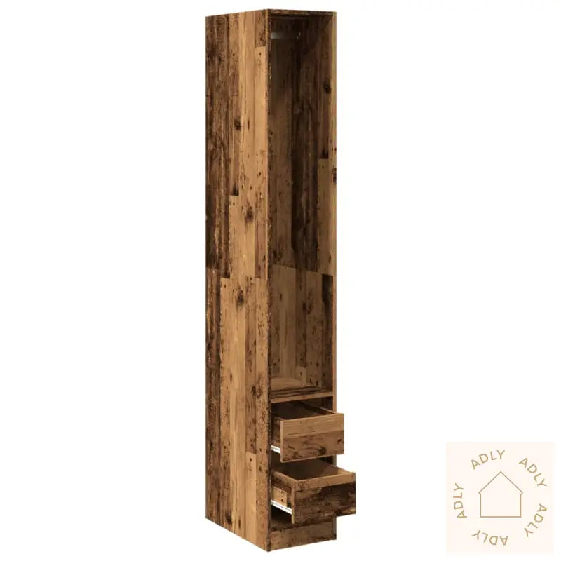 Garderobe Gammelt Tre 30X50X200 Cm Konstruert Tre