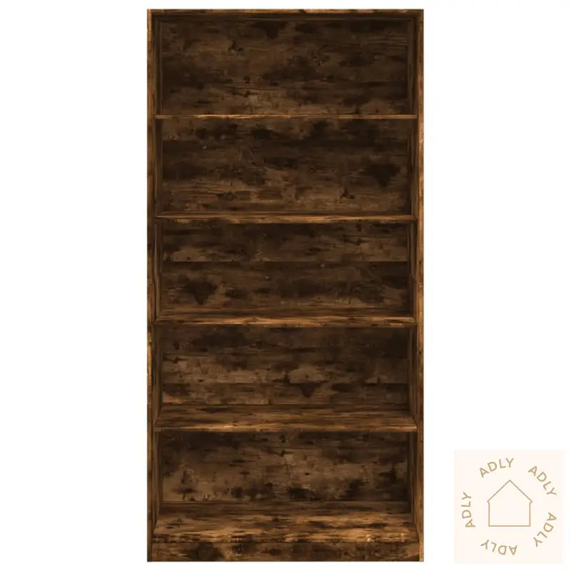 Garderobe Røkt Eik 100X50X200 Cm Konstruert Tre