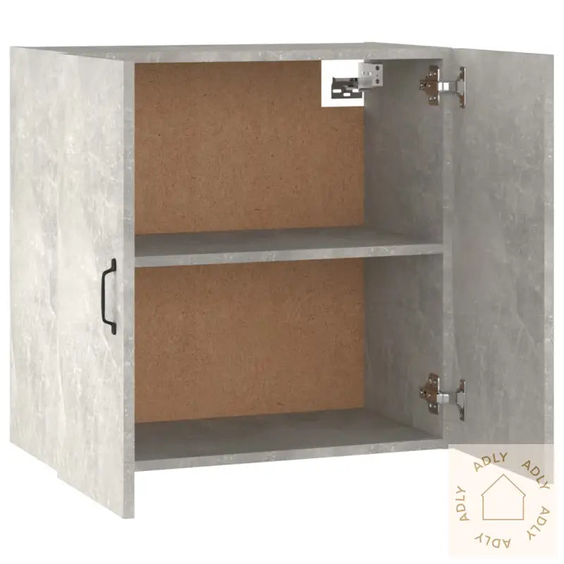 Veggskap Betonggrå 60X31X60 Cm Konstruert Tre