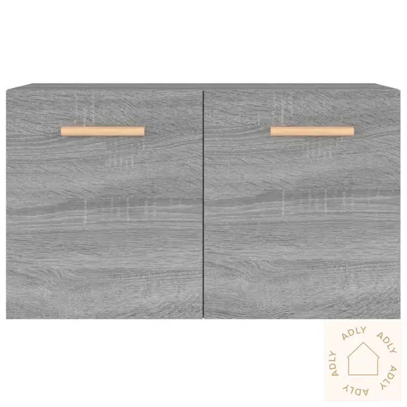 Veggskap Grå Sonoma 60X36,5X35 Cm Konstruert Tre