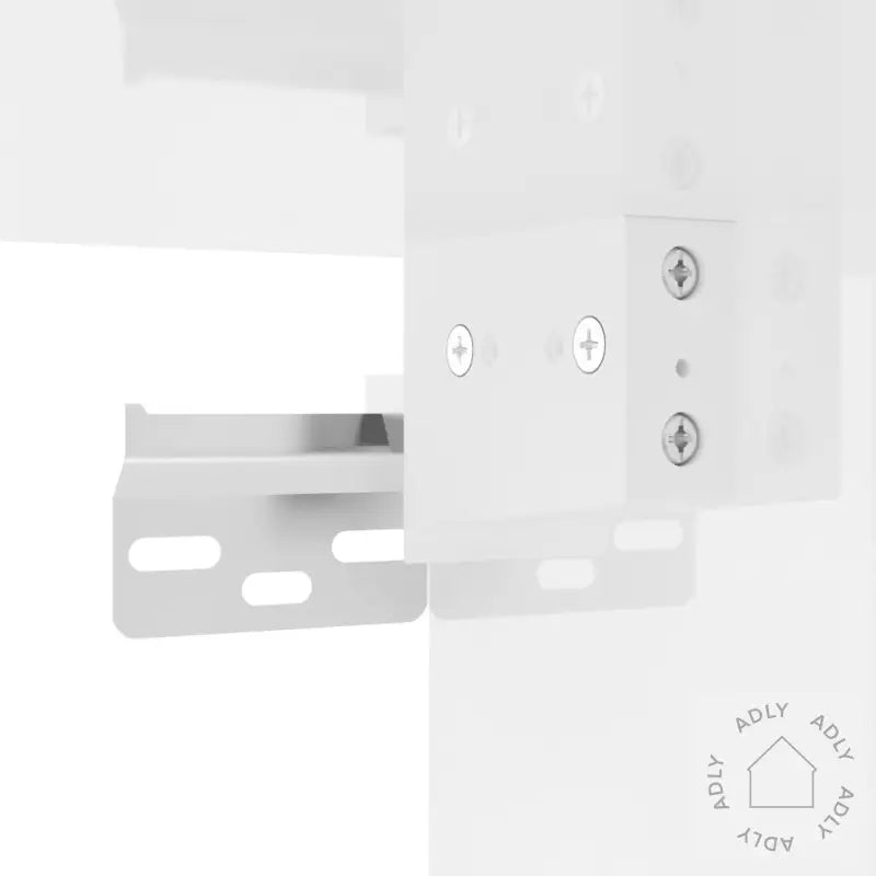 Veggskap Høyglans Hvit 80X36,5X35 Cm Konstruert Tre