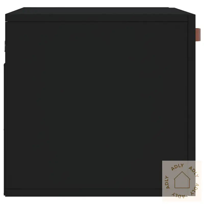 Veggskap Svart 60X36,5X35 Cm Konstruert Tre