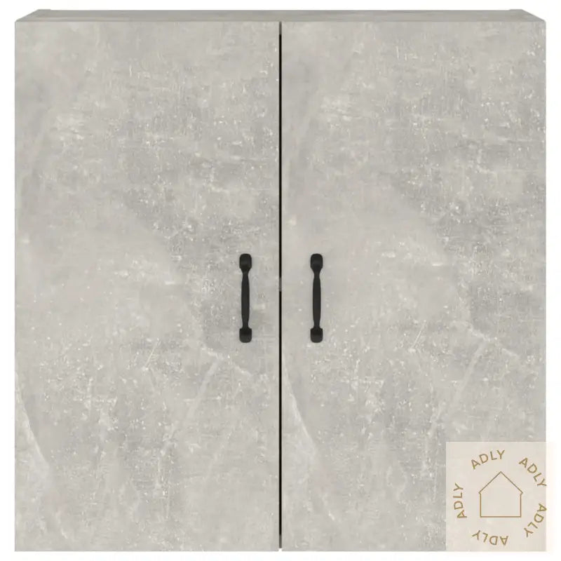 Veggskap Betonggrå 60X31X60 Cm Konstruert Tre