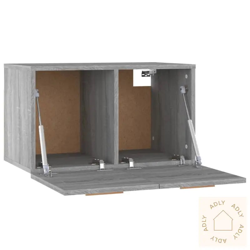 Veggskap Grå Sonoma 60X36,5X35 Cm Konstruert Tre