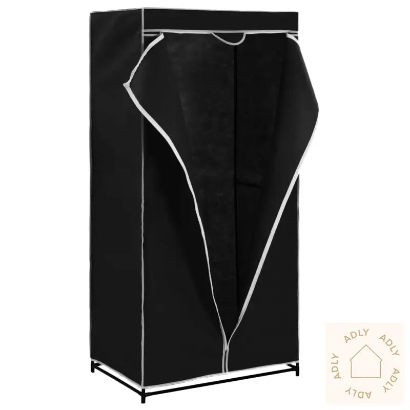 Garderobeskap Svart 75X50X160 Cm