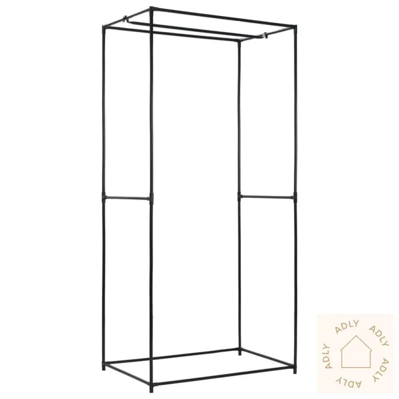 Garderobeskap Svart 75X50X160 Cm