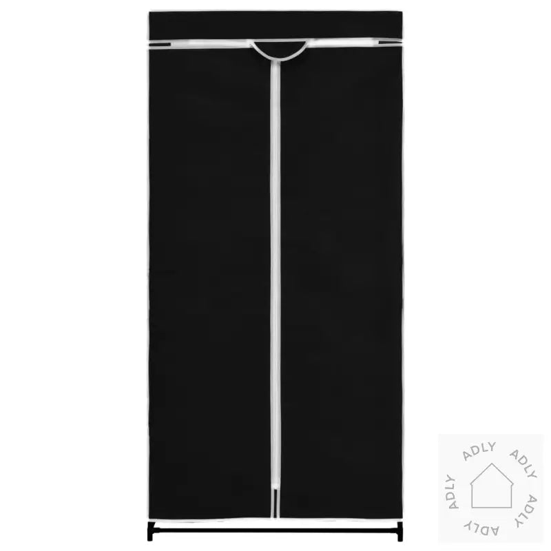 Garderobeskap Svart 75X50X160 Cm