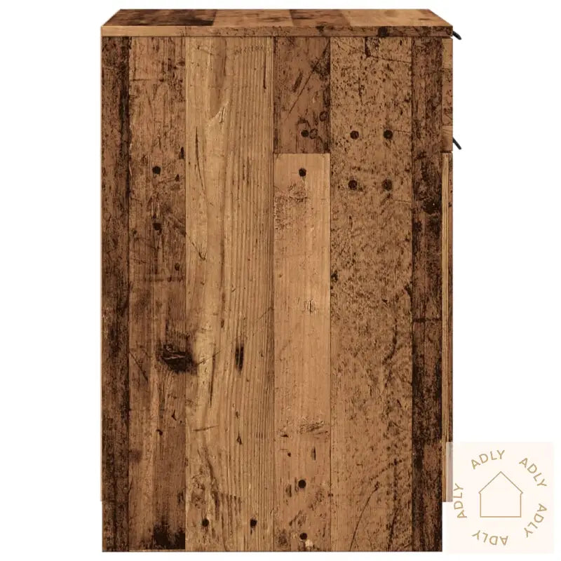 Skap For Skrivebord Gammelt Tre 33X50X75 Cm Konstruert Tre
