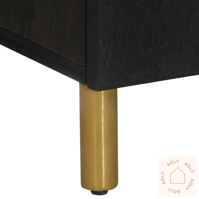 Skjenk Svart 60X33X75 Cm Konstruert Tre