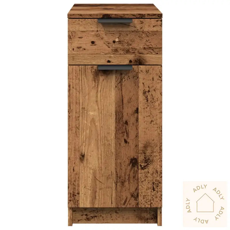 Skap For Skrivebord Gammelt Tre 33X50X75 Cm Konstruert Tre