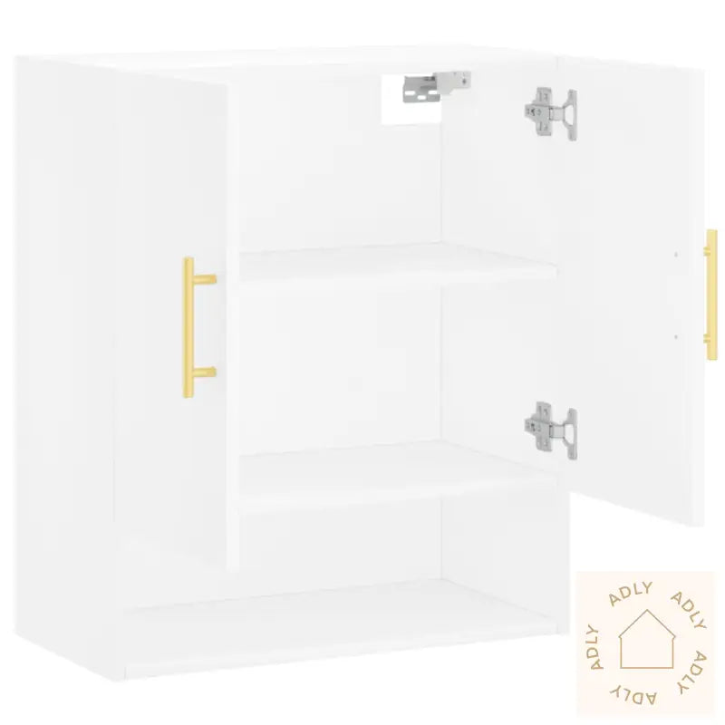 Veggskap Hvit 60X31X70 Cm Konstruert Tre