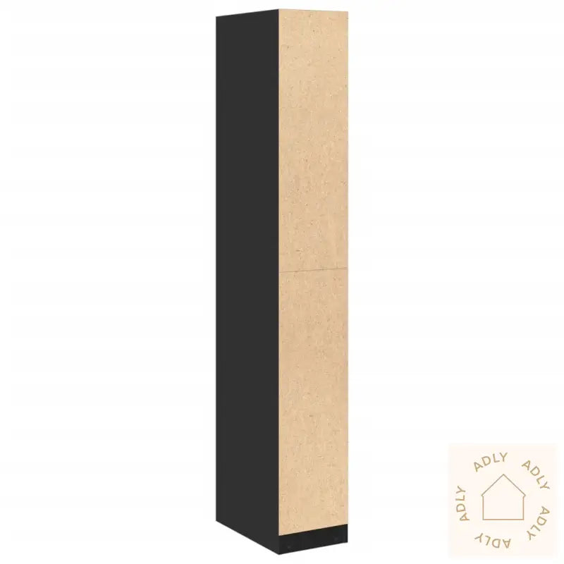 Garderobe Svart 30X50X200 Cm Konstruert Tre