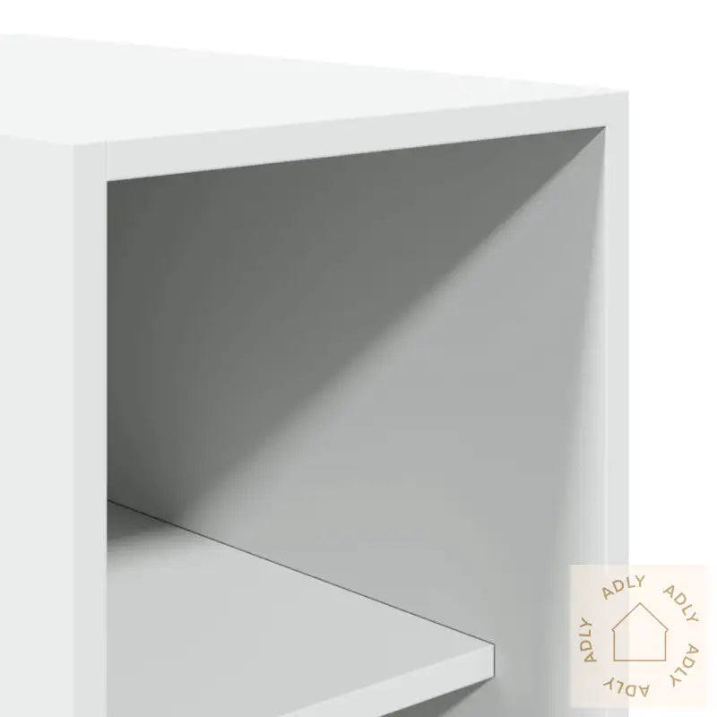 Garderobe Hvit 30X50X200 Cm Konstruert Tre