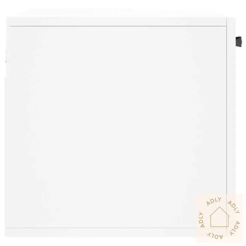 Veggskap Hvit 60X36,5X35 Cm Konstruert Tre