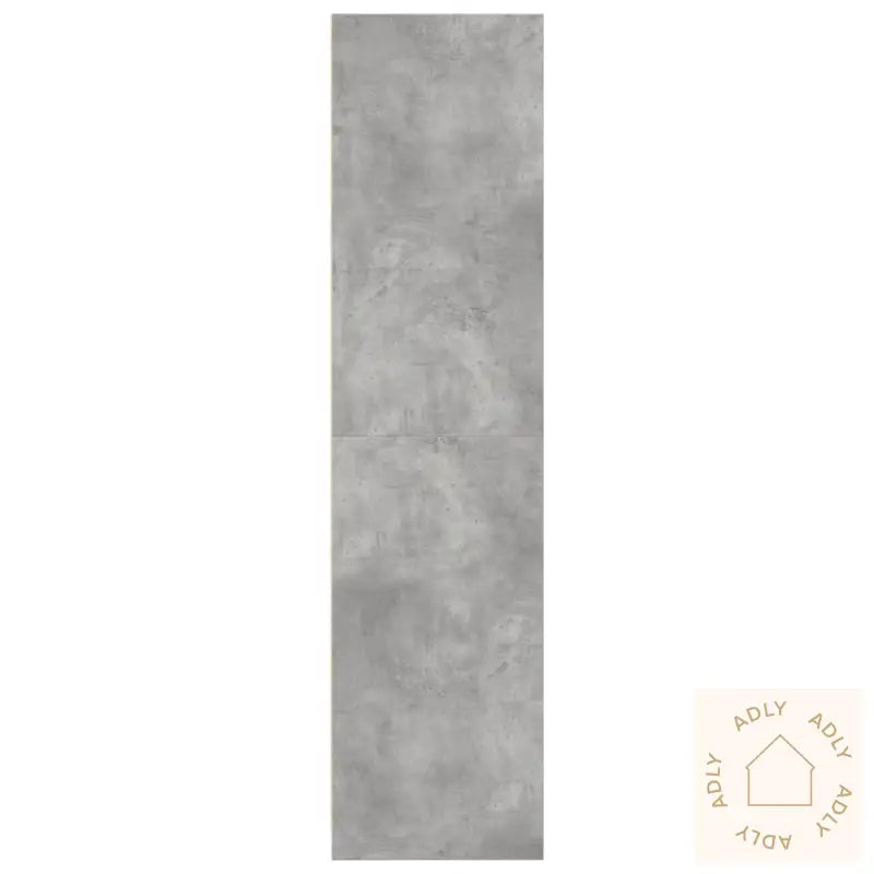 Garderobe Betonggrå 80X50X200 Cm Konstruert Tre