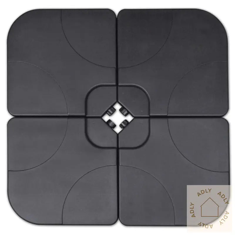 Hageparasoll I Aluminium Med Bærbar Fot Grønn