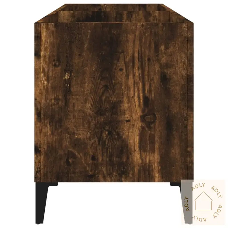 Hifi-Benk Røkt Eik 74,5X38X48 Cm Konstruert Tre