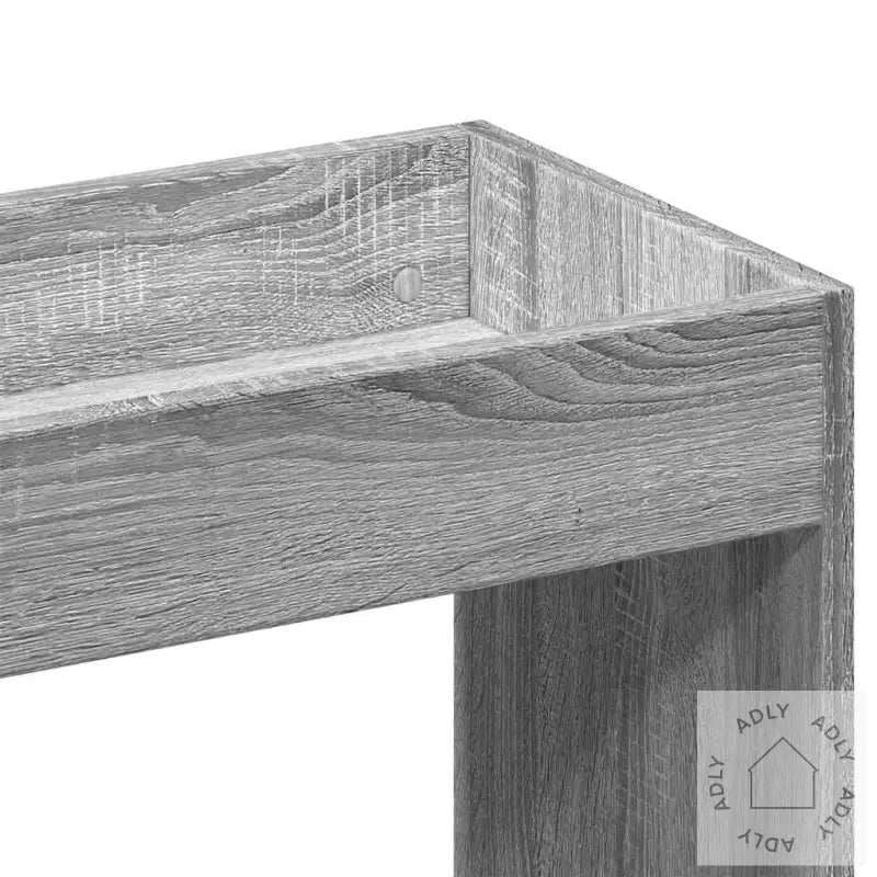 Highboard Grå Sonoma 92X33X100 Cm Konstruert Tre