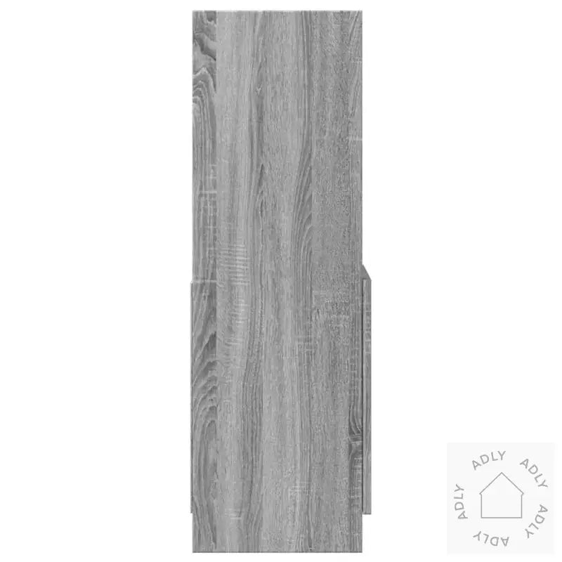 Highboard Grå Sonoma 92X33X100 Cm Konstruert Tre