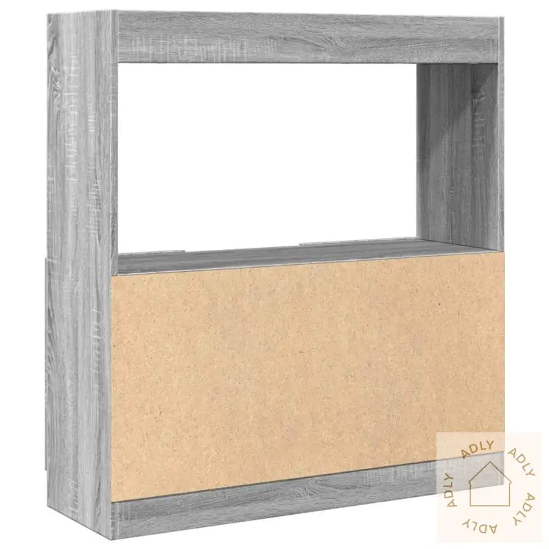 Highboard Grå Sonoma 92X33X100 Cm Konstruert Tre