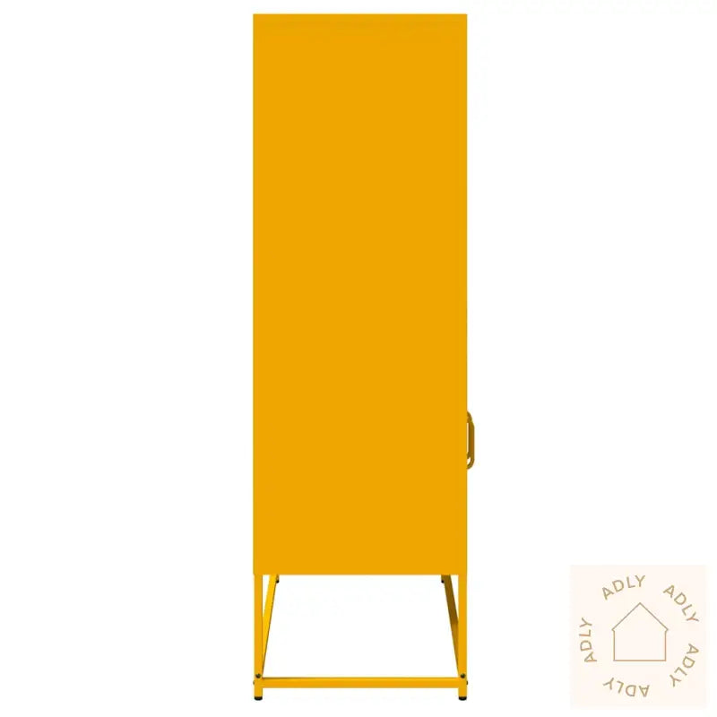 Highboard Sennepsgul 68X39X123 Cm Stål