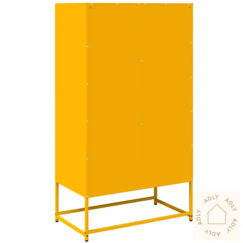 Highboard Sennepsgul 68X39X123 Cm Stål