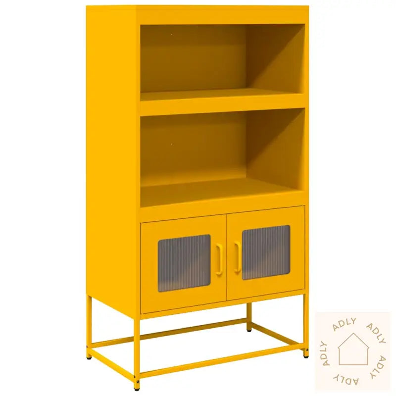 Highboard Sennepsgul 68X39X123 Cm Stål