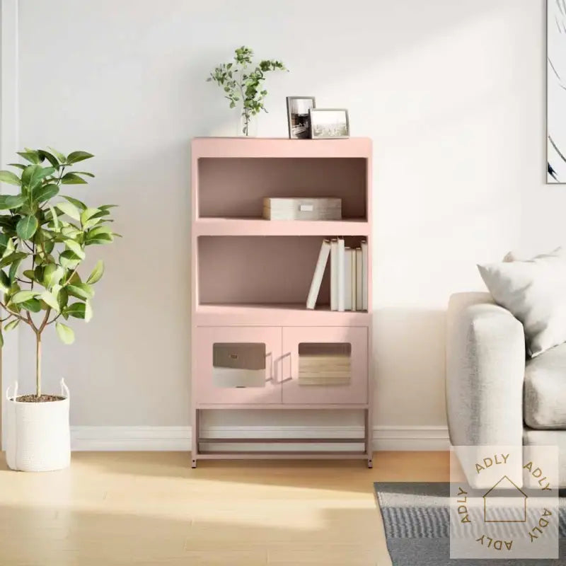 Highboard Rosa 68X39X123 Cm Stål