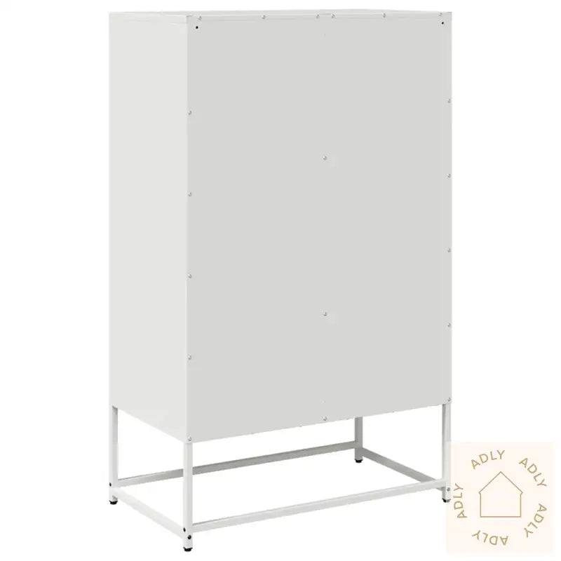Highboard Hvit 68X39X111,5 Cm Stål
