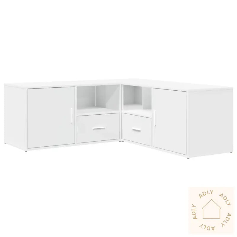 Hjørneskap Hvit 200X40X45 Cm Konstruert Tre