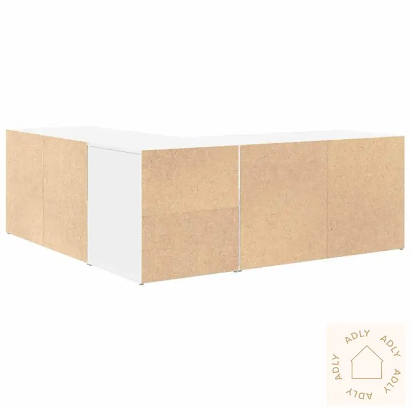 Hjørneskap Hvit 200X40X45 Cm Konstruert Tre