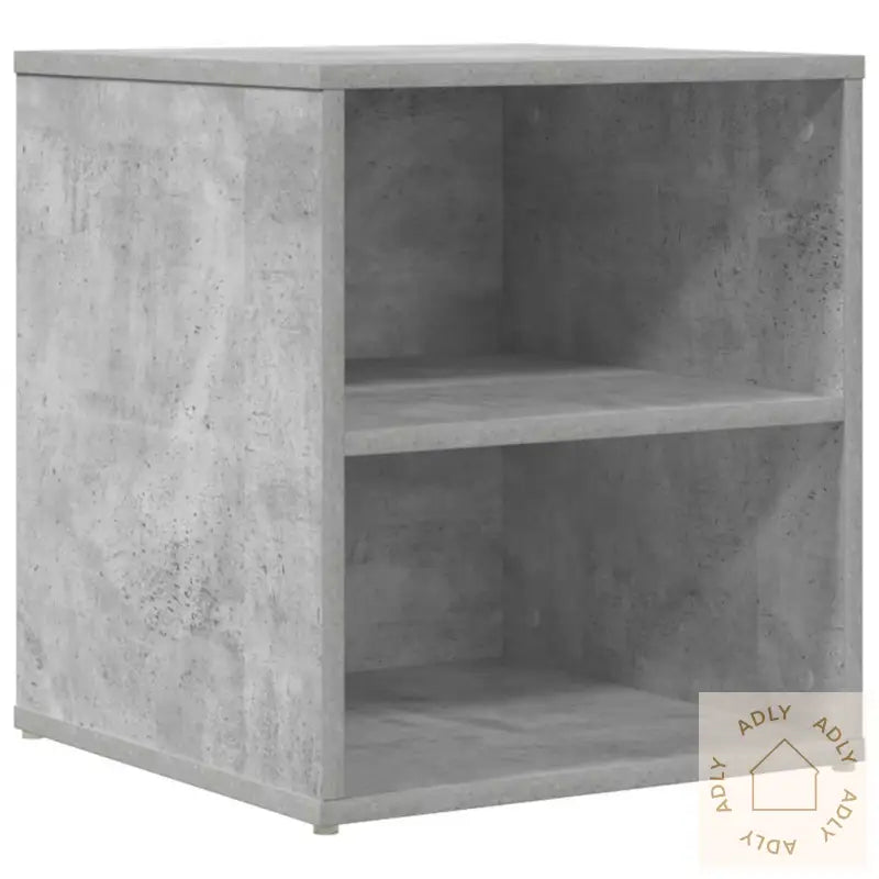 Hjørneskap Betonggrå 200X40X45 Cm Konstruert Tre