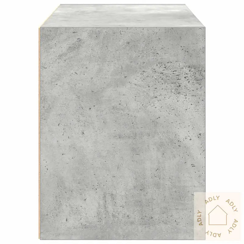 Skap Med 2 Skuffer Betonggrå 60X31X40 Cm Konstruert Tre