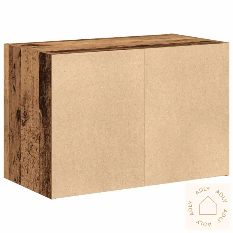 Skap Med 2 Skuffer Gammelt Tre 60X31X40 Cm Konstruert Tre
