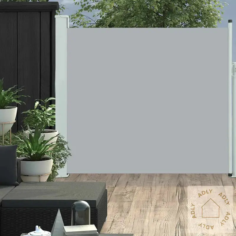 Uttrekkbar Sidemarkise 170X300 Cm Grå