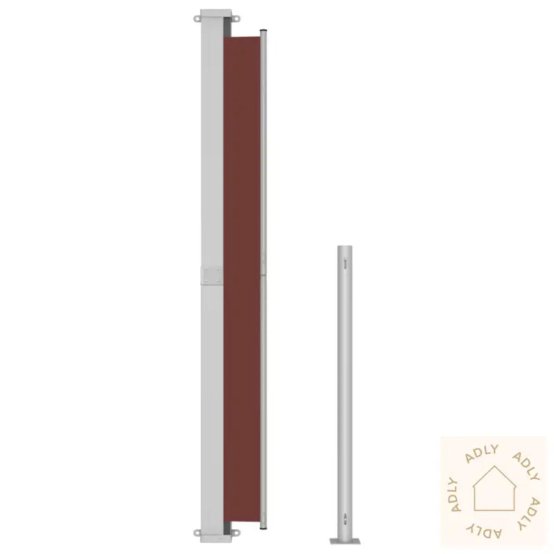 Uttrekkbar Sidemarkise 220X500 Cm Brun