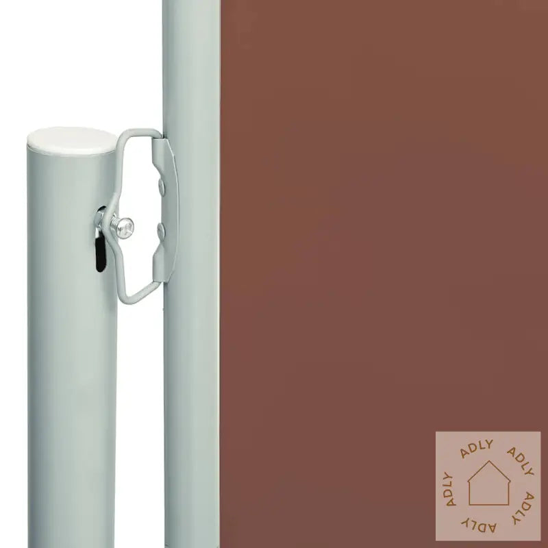 Uttrekkbar Sidemarkise 117X600 Cm Brun