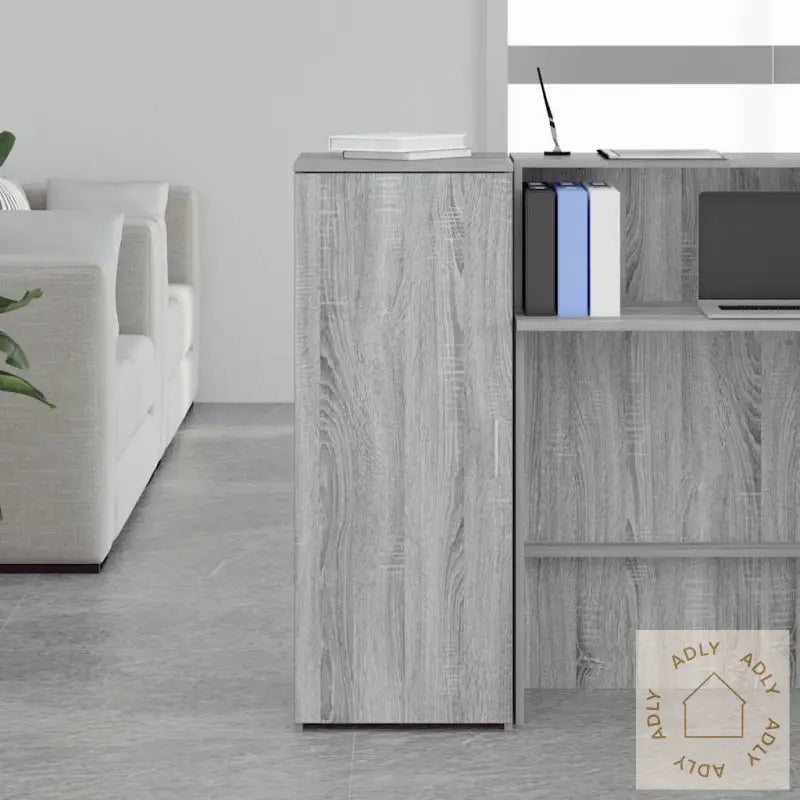 Oppbevaringsskap Grå Sonoma 40X45X103,5 Cm Konstruert Tre