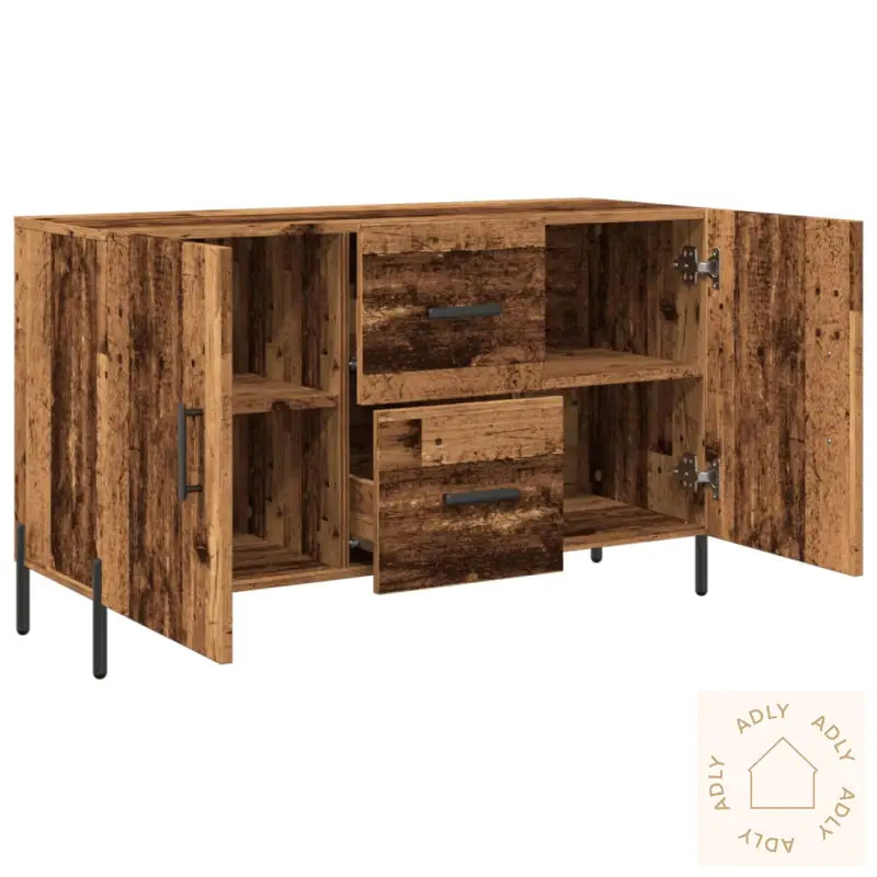Skjenk Gammelt Tre 100X36X60 Cm Konstruert Tre