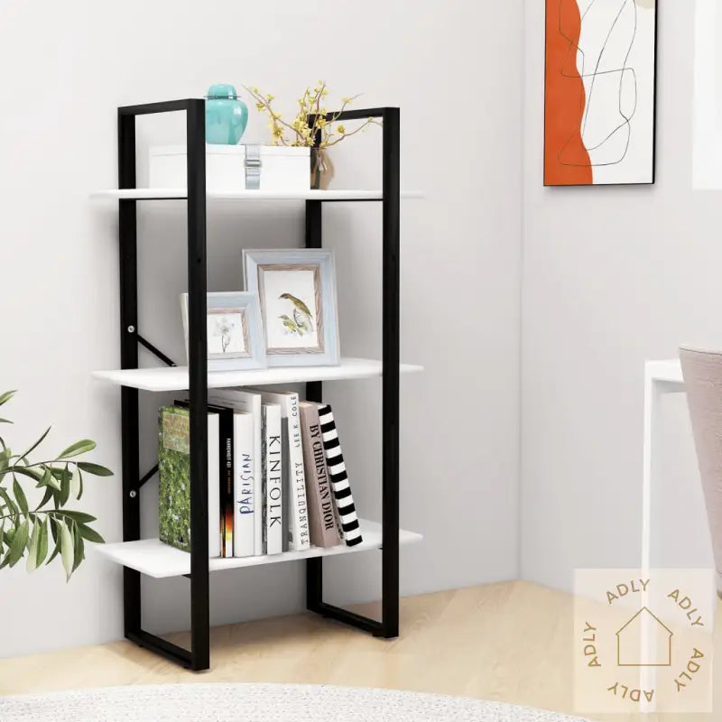 Oppbevaringshylle Hvit 60X30X105 Cm Konstruert Tre