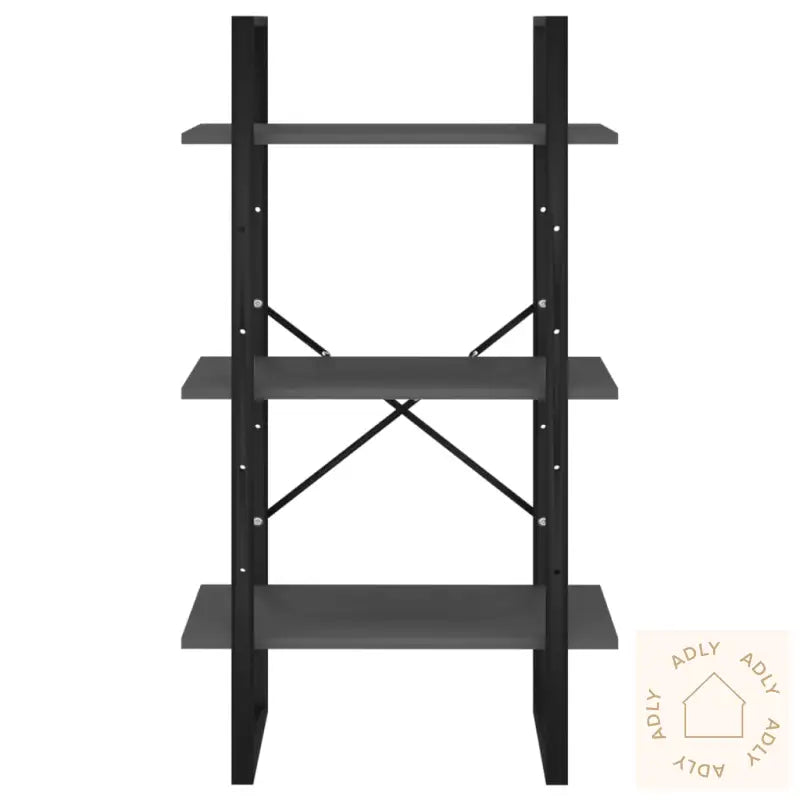 Oppbevaringshylle Grå 60X30X105 Cm Konstruert Tre