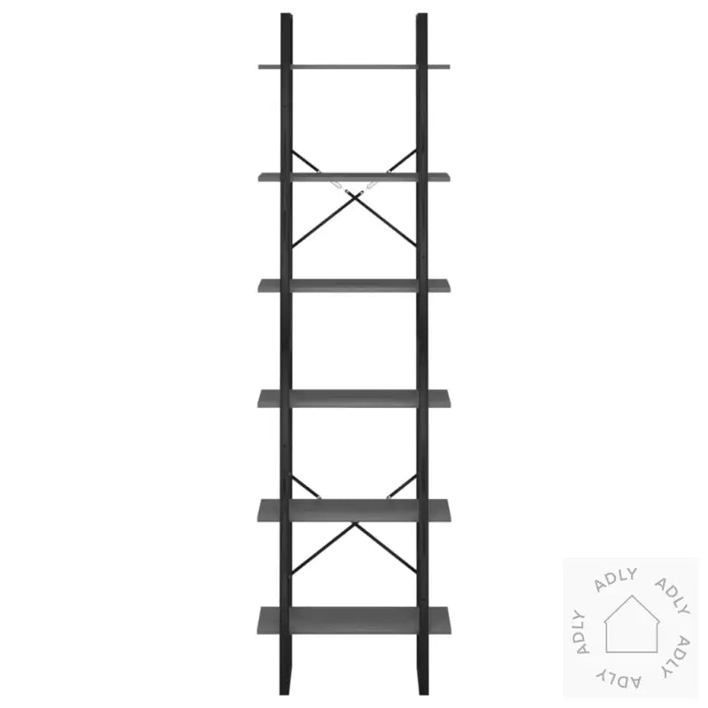 Oppbevaringshylle Grå 60X30X210 Cm Konstruert Tre