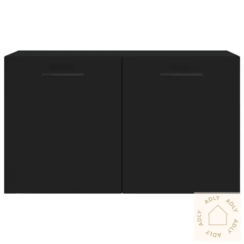 Veggskap Svart 60X36,5X35 Cm Konstruert Tre