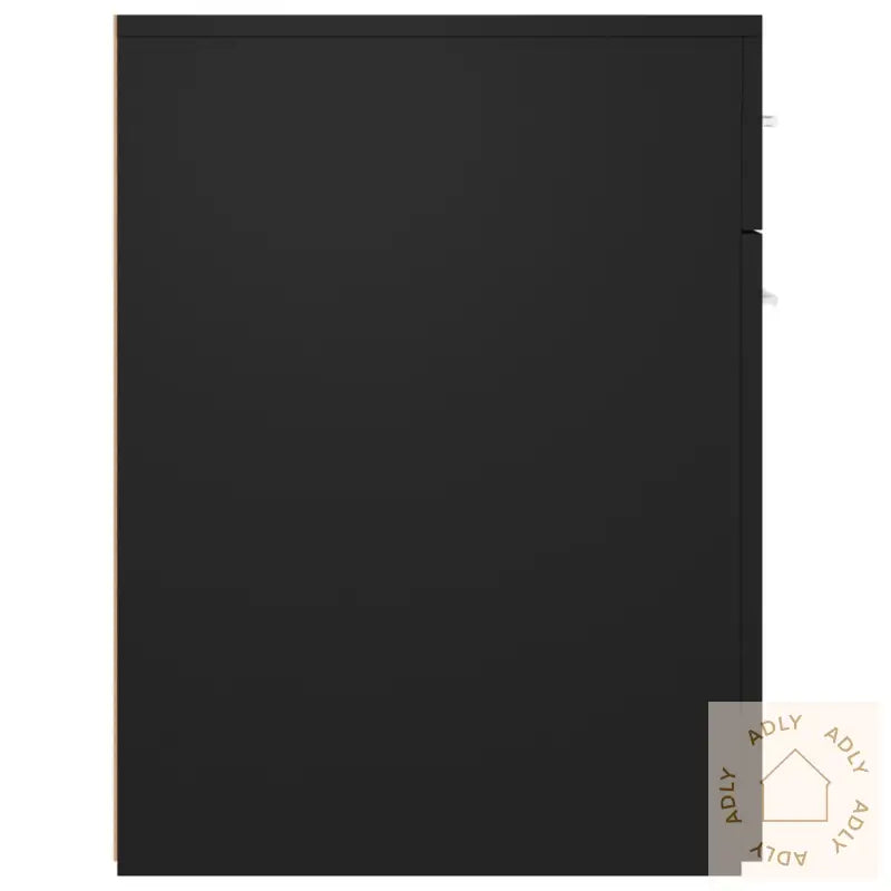 Apotekskap Svart 20X45,5X60 Cm Konstruert Tre