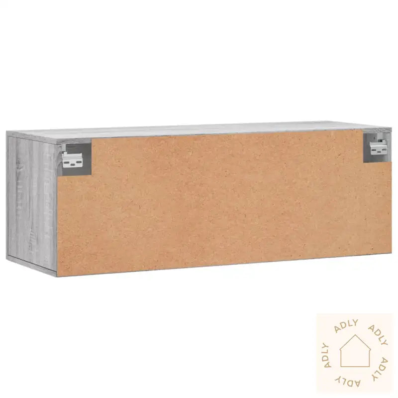 Veggskap Grå Sonoma 100X36,5X35 Cm Konstruert Tre