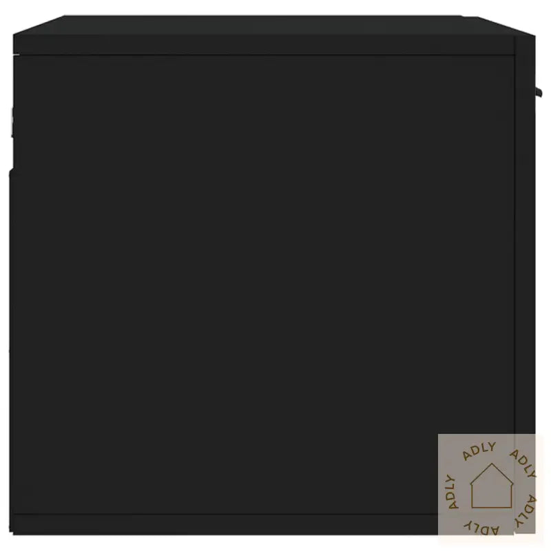 Veggskap Svart 60X36,5X35 Cm Konstruert Tre